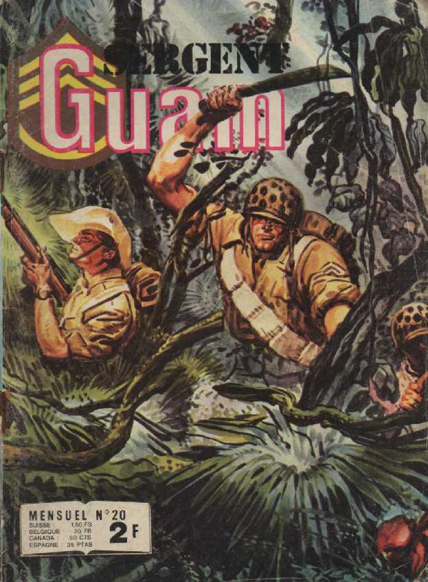 Scan de la Couverture Sergent Guam n 20